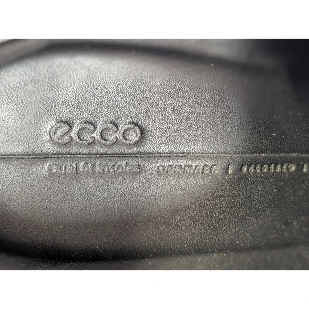 ECCO Helsinki 2.0 Mens Black Leather Slip On Loafers Square Toe 523304 EU 46